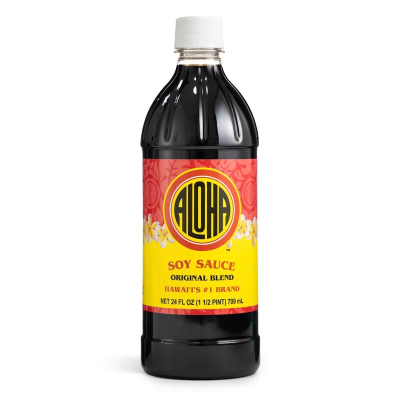 Aloha Shoyu - Original Blend Soy Sauce - Sweet and Light Profile - Made in Hawaii - 24 oz. Bottle - Image 1